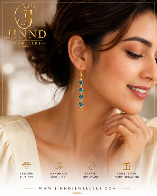 Celeste Gemstone Drop Earrings